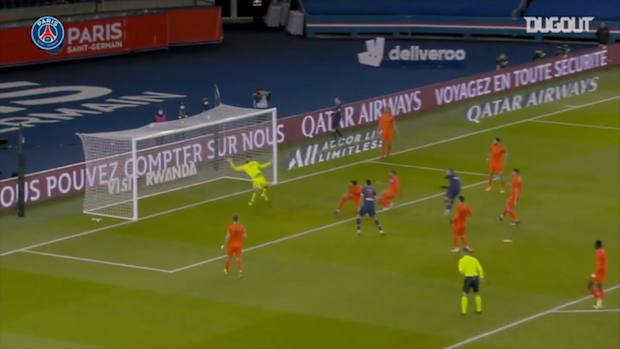 Mauro Icardi's finish against Montpellier in Ligue 1